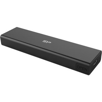 Silicon Power PD60 M.2 2280 PCIe NVMe / SATA3 USB-C 3.2 Gen2×1 külső ház fekete