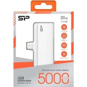 Silicon Power QD50 5000mAh Li-ion powerbank fehér