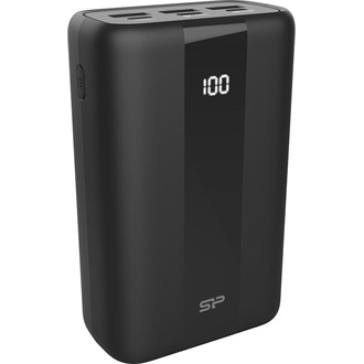 Silicon Power QX55 30000mAh LiPo powerbank fekete (QC3.0)