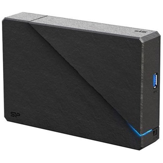 Silicon Power Stream S07 6TB USB-A 3.2 Gen1 3,5" külső HDD fekete