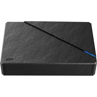 Silicon Power Stream S07 6TB USB-A 3.2 Gen1 3,5" külső HDD fekete