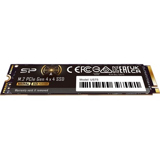 Silicon Power US75 2TB PCIe x4 (4.0) NVMe M.2 2280 SSD fekete