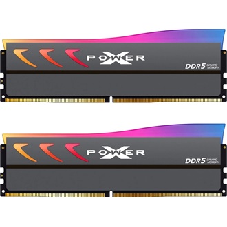 Silicon Power XPOWER Storm RGB 32GB 6000MT/s DDR5 memória CL32 Kit of 2 szürke RGB