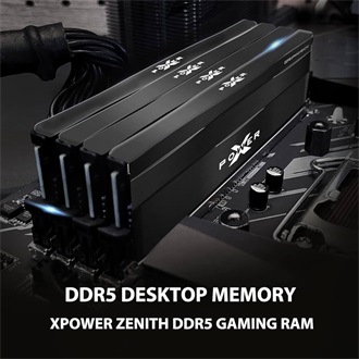 Silicon Power XPOWER Zenith 32GB 6000MT/s DDR5 memória CL40 Kit of 2 fekete