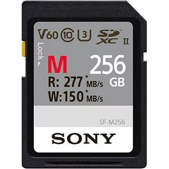 Sony 256GB SF-G2M UHS-II Class10 U3 V60 vízálló SDXC memóriakártya BOX fekete