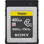 Sony 480GB Tough vízálló ütésálló Compact Flash CFexpress B memóriakártya BOX szürke