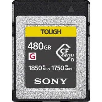 Sony 480GB Tough vízálló ütésálló Compact Flash CFexpress B memóriakártya BOX szürke