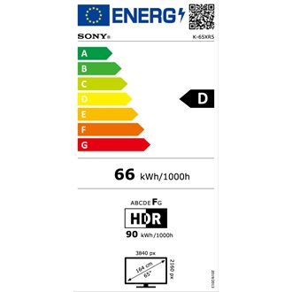 Sony 65" Bravia 5 K65XR55B 4K UHD Smart Mini LED TV