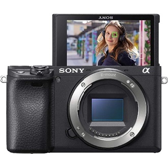 Sony Alpha 6400 digitális fényképezőgép fekete