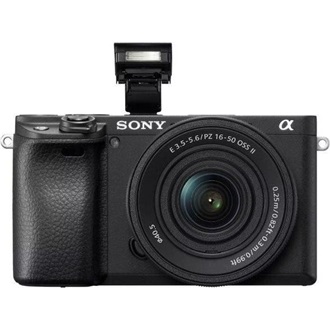 Sony Alpha 6400 digitális fényképezőgép fekete + 18-135mm f/3.5-5.6 OSS objektív KIT