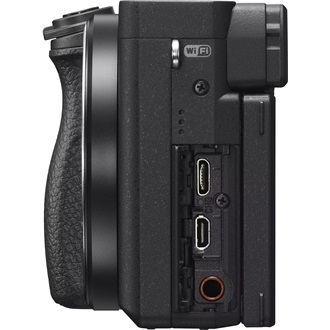 Sony Alpha 6400 digitális fényképezőgép fekete + 18-135mm f/3.5-5.6 OSS objektív KIT