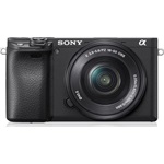 Sony Alpha 6400 digitális fényképezőgép fekete + E PZ 16-50mm f/3.5-5.6 OSS objektív KIT