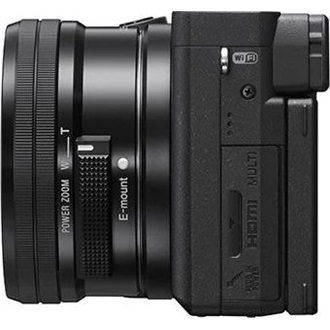 Sony Alpha 6400 digitális fényképezőgép fekete + E PZ 16-50mm f/3.5-5.6 OSS objektív KIT