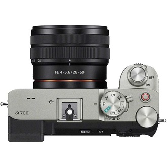 Sony Alpha 7CII + FE 28-60mm f/4-5.6 MILC KIT digitális fényképezőgép ezüst