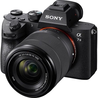 Sony Alpha 7 III + FE 28-70mm f/3.5-5.6 OSS MILC KIT digitális fényképezőgép fekete