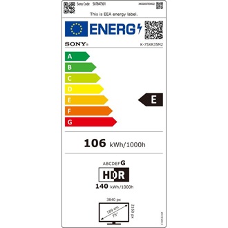 Sony Bravia 3 II K-75XR35M2 75" LED smart TV