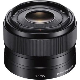 Sony E 35mm F1,8 OSS fényképezőgép optika fekete