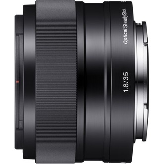 Sony E 35mm F1,8 OSS fényképezőgép optika fekete