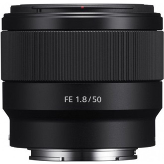 Sony FE 50mm f/1.8 fényképezőgép optika fekete