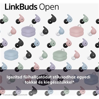 Sony HACL910CV.WW Linkbuds Open fülhallgatóhoz lila tokborító
