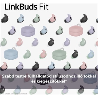 Sony HACLS910NCG.WW Linkbuds Fit fülhallgatóhoz zöld tokborító