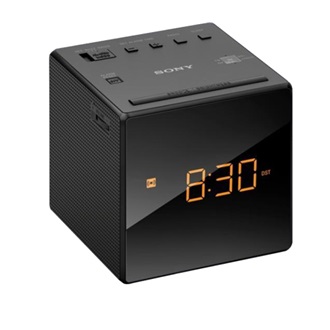 Sony ICFC1B digitális ébresztőóra FM rádióval fekete