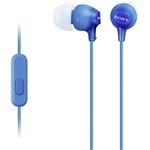 Sony MDREX15APB Android/iPhone fülhallgató headset kék