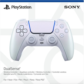 Sony PlayStation 5 DualSense Bluetooth / USB-C gamepad játékvezérlő fehér (Chrome Pearl)