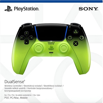 Sony PlayStation 5 DualSense Bluetooth / USB-C gamepad zöld-fekete (Remix Green)