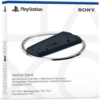 Sony PlayStation 5 Vertical Stand játékkonzol tartó állvány ezüst-fekete