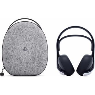Sony PlayStation PULSE Elite gaming fejhallgató headset + tok fehér-fekete