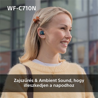 Sony WFC710 True Wireless Bluetooth zajszűrős fehér fülhallgató