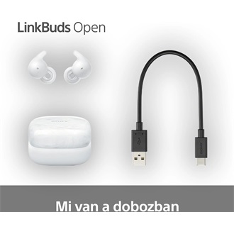Sony WF-L910 Linkbuds Open True Wireless Bluetooth fehér fülhallgató