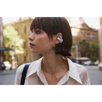 Sony WF-LC900 LinkBuds Clip True Wireless fülhallgató headset lila