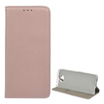 Sony Xperia 10 plus Gigapack tok álló, bőr hatású FLIP, asztali tartó, ROZÉARANY