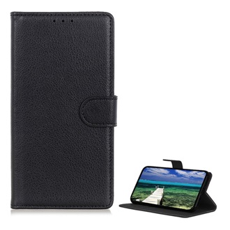 Sony Xperia 1 V GIGAPACK tok álló, bőr hatású FLIP, prémium, FEKETE