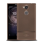 Sony Xperia L2 Gigapack szilikon telefonvédő ütésállóság, szálcsiszolt, BARNA