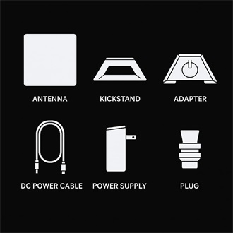 SpaceX STARLINK Mini Kit kültéri Dual-Band Wi-Fi műholdas router kit
