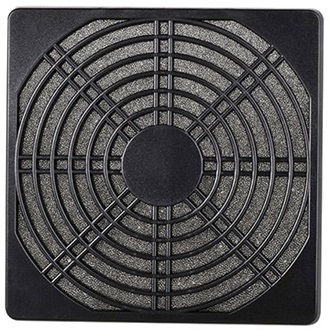 Spire Dustguard 90 ventilátor szűrő fekete