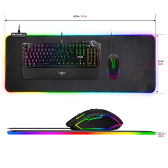 Spirit of Gamer RGB Large gaming egérpad fekete