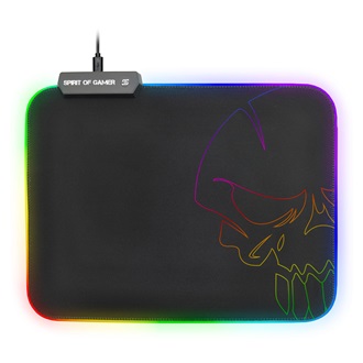 Spirit of Gamer RGB Medium gaming egérpad fekete