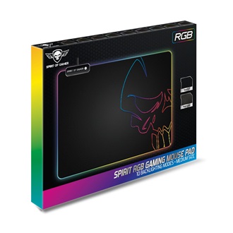 Spirit of Gamer RGB Medium gaming egérpad fekete