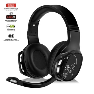 Spirit of Gamer MIC-XH1100 MultiPlatform gaming fejhallgató headset fekete