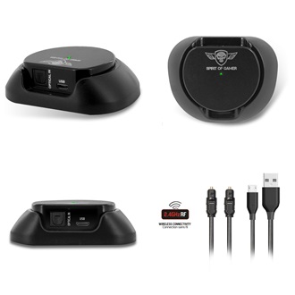 Spirit of Gamer MIC-XH1100 MultiPlatform gaming fejhallgató headset fekete
