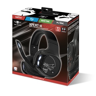 Spirit of Gamer MIC-XH1100 MultiPlatform gaming fejhallgató headset fekete