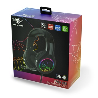 Spirit of Gamer PRO-H8 MultiPlatform gaming fejhallgató headset fekete