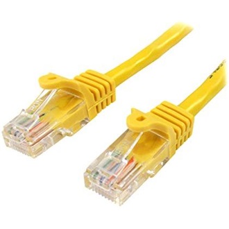 StarTech RJ45 CAT5e UTP -> RJ45 CAT5e UTP M/M adatkábel 0.5m sárga