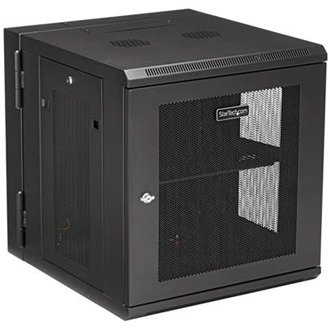 StarTech 12U 19" fali rack szekrény fekete