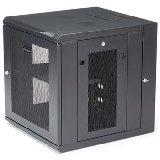 StarTech 12U 19" fali rack szekrény fekete