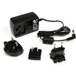 StarTech Universal DC 5,5 x 2,1mm hálózati adapter 1.4m fekete